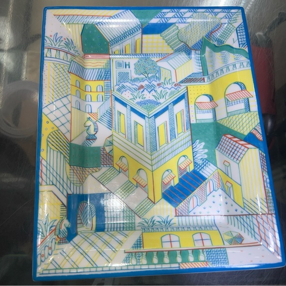 Hermes Les Cavaliers Change Tray Porcelain Ashtray - Picture 2 of 8